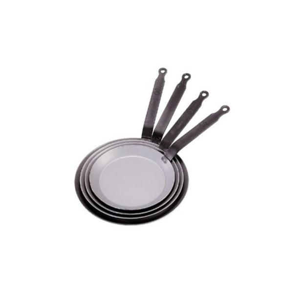 Сковорода для блинов d=22 см. h=1,8 см. белая сталь (индукция) Carbone Steel De Buyer /1/5/ фото 1