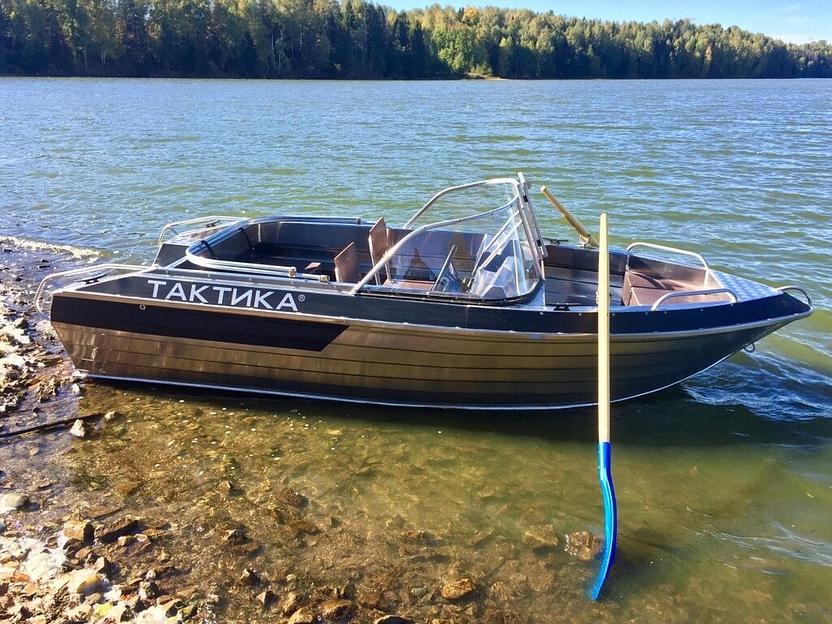 Алюминиевый катер Тактика 390 DC, 390*150*75 см фото 1