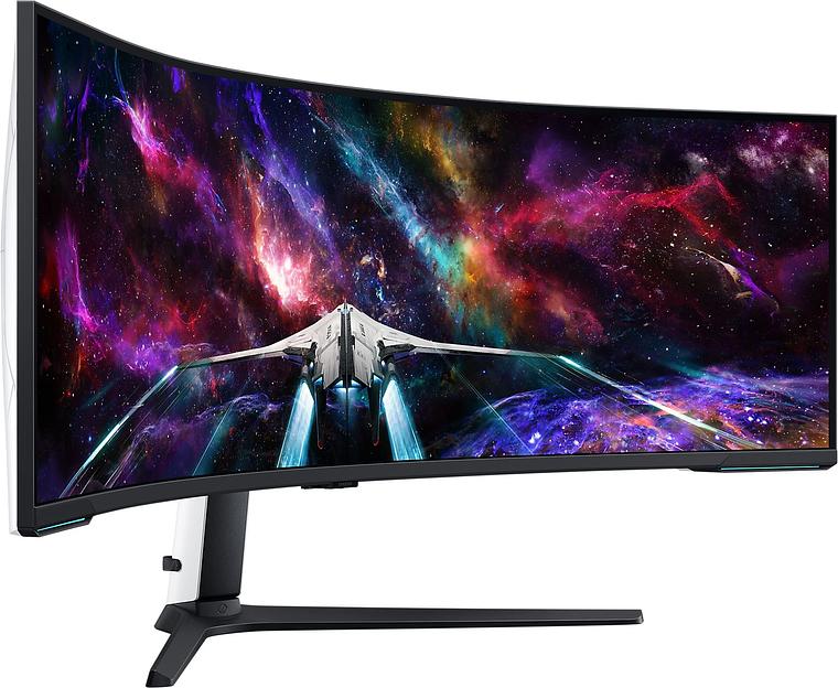 Монитор Samsung 57" S57CG952NI черный VA LED 1ms 32:9 HDMI M/M полуматовая HAS Piv 2500:1 420cd 178гр/178гр 7680x2160 240Hz FreeSync Premium Pro DP WQ USB фото 2