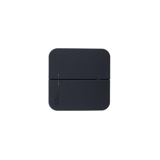 Выключатель BLANCA двухклавишный наружный (схема 5) с подсветкой и изоляционной пластиной 10а 250b антрацит фото 5