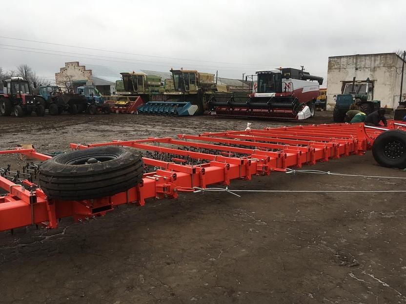 Борона зубовая двухследная БЗУ 11 м фото 7