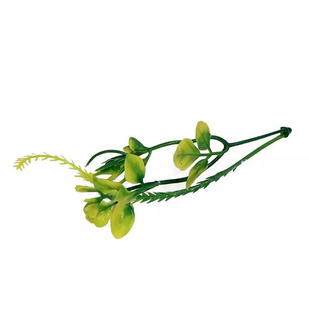 Добавка на ветку сквозняк двойная с листиками и колючкой 15см 648шт/кг фото 3