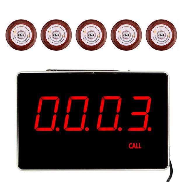 Комплект вызова из 5 кнопок и дисплея SDB01-1 фото 1