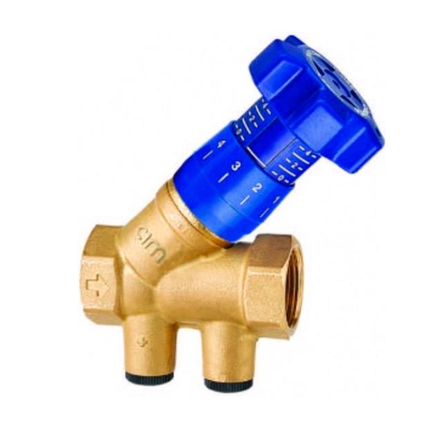 Клапан балансировочный MVI с наклонным штоком Ду25 фото 1