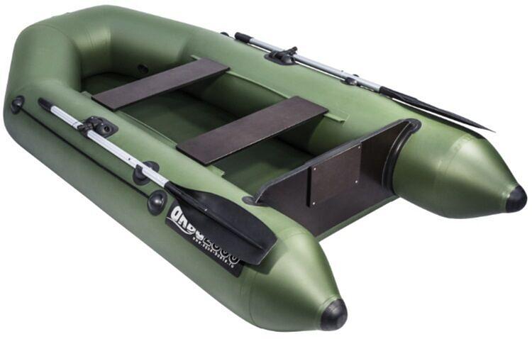 Лодка Аква 2600, 2600*1300*360 мм., цвет: зеленый фото 1