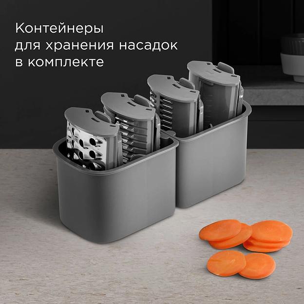 Измельчитель электрический Redmond FP618 80Вт серый фото 8