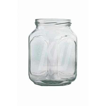 Банка стеклянная 0.72л винт кубышка фото 1
