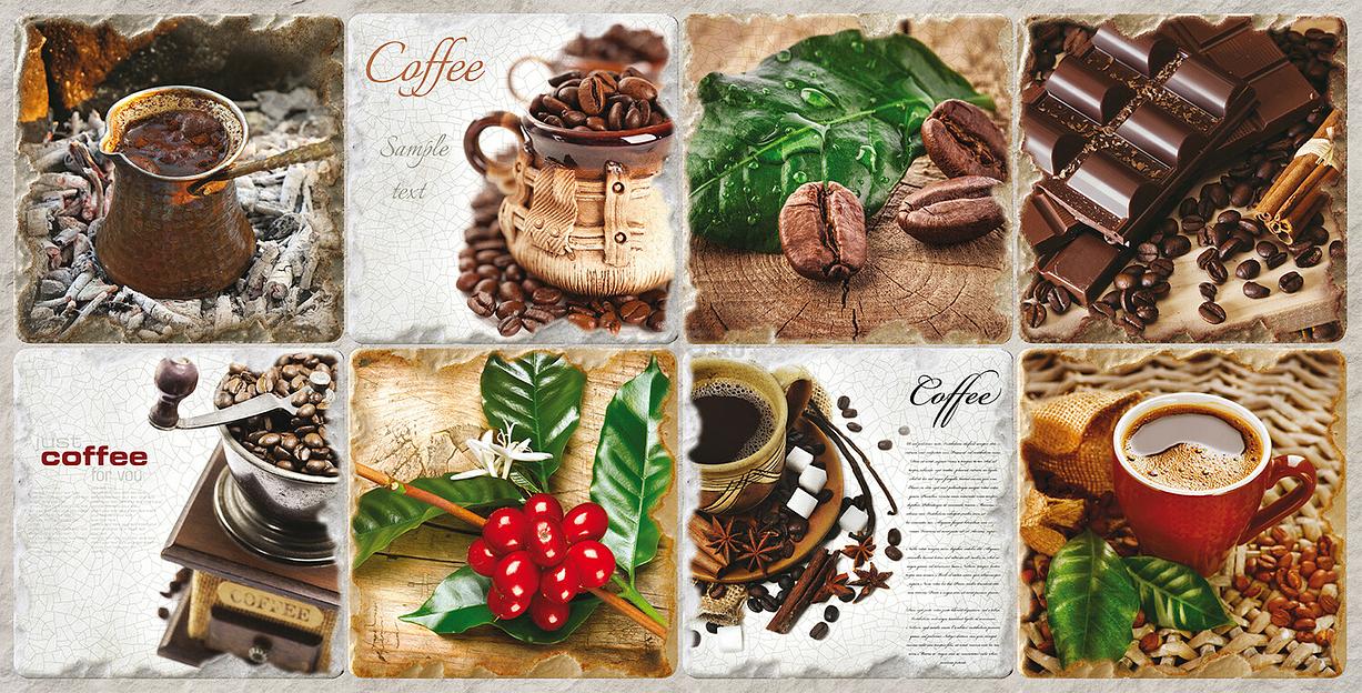 Панель ПВХ «Арабика» 480×960 мм толщина 0,3 мм опт фото 1