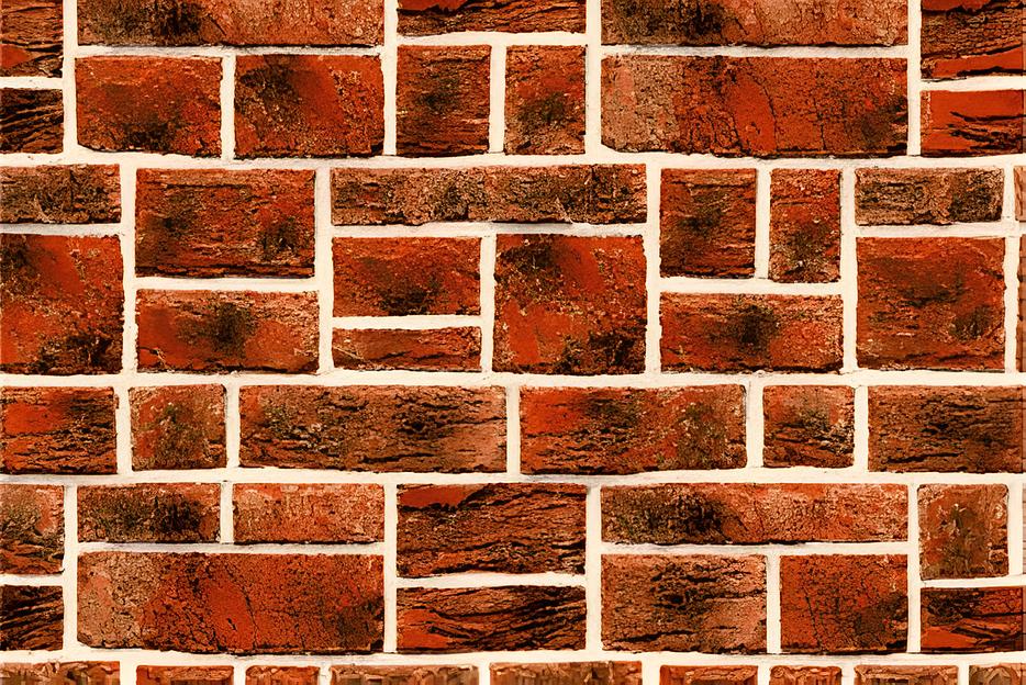 Профлист С8 с покрытием Printech (кирпичная кладка) фото 1