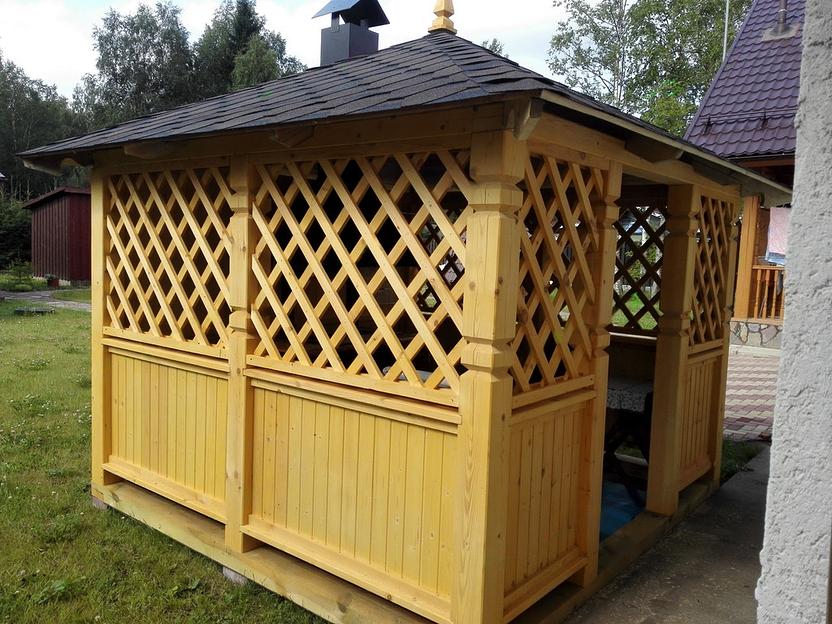 Беседка «Скандинавия» 3×3 м фото 1
