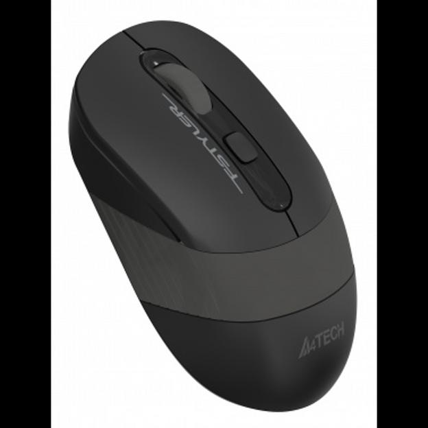 Мышь A4Tech Fstyler FG10S черный/серый оптическая (2000dpi) silent беспроводная USB для ноутбука (4b фото 5