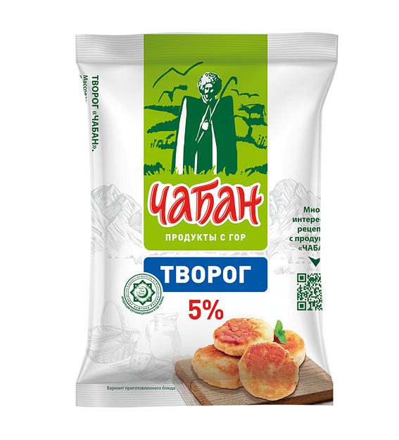 Творог «Чабан» 5 % флоупак 180 г фото 1