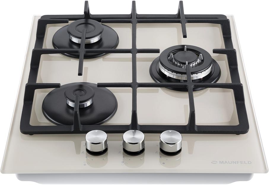 Газовая варочная поверхность Maunfeld EGHG.43.33CBG\G бежевый фото 3