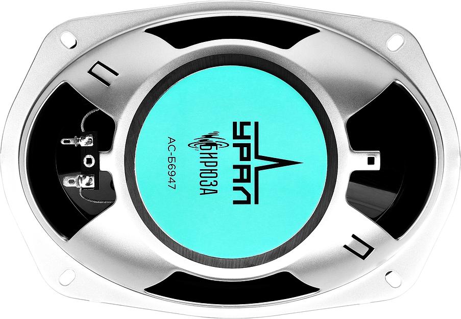 Колонки автомобильные Ural Бирюза АС-Б6947 200Вт 93дБ 4Ом 15x23см (6x9дюйм) (ком.:2кол.) коаксиальные четырехполосные фото 4