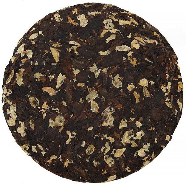 Шу Пуэр с жасмином «Моли Хуа», блин 100 г ОПТ фото 4