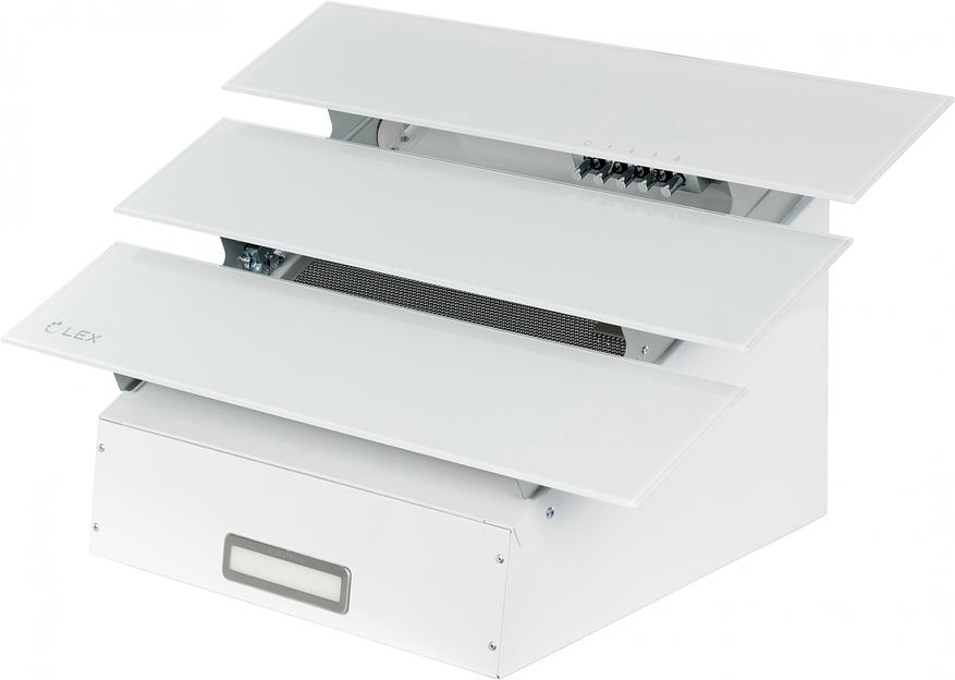 Вытяжка каминная Lex Rio G 600 белый управление: кнопочное (1 мотор) фото 8