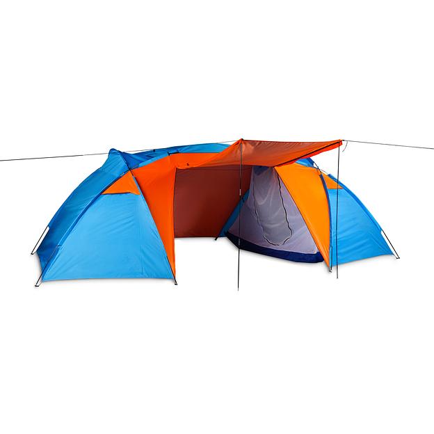 Палатка туристическая с тамбуром синяя 450х220х200 см PAL4003 фото 1