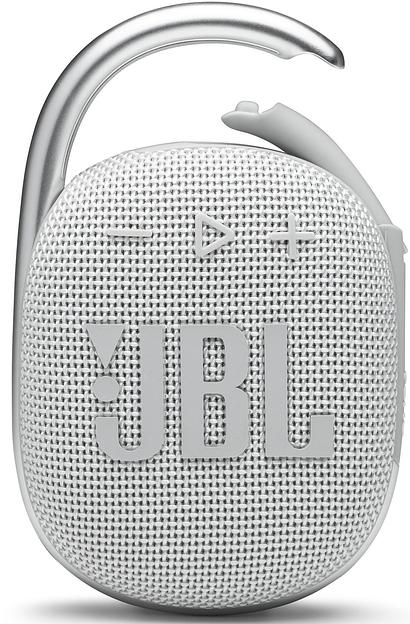 Колонка порт. JBL Clip 4 белый 5W 1.0 BT 15м 500mAh (JBLCLIP4WHT) фото 1