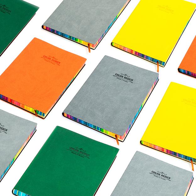 Блокнот Deli 3183GREY 205х143мм искусст. кожа 112л серый фото 2