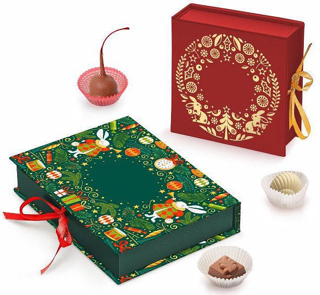 Коробка шоколадных конфет ручной работы Fradе́ «Книга» 4 конфеты, 56 г фото 1
