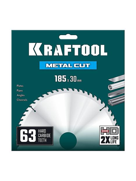 KRAFTOOL Metal Cut 185 х 30 мм, 63Т, диск пильный по металлу и стали (36954-185-30-63) фото 3