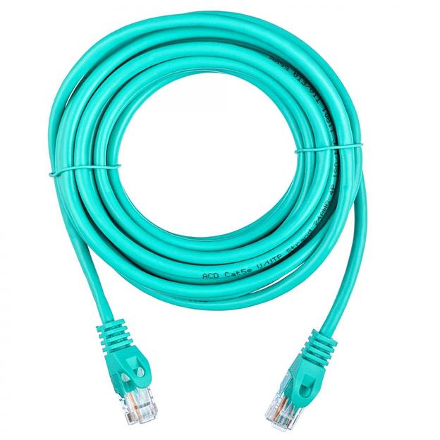 Кабель ACD Патч-корд ACD-LPU5E-50G |ACD-LPU5E-50G| Cat5e UTP 24AWG 4Pair, 7/0.18мм CCA Зеленый, 5.0м, (741616) фото 1