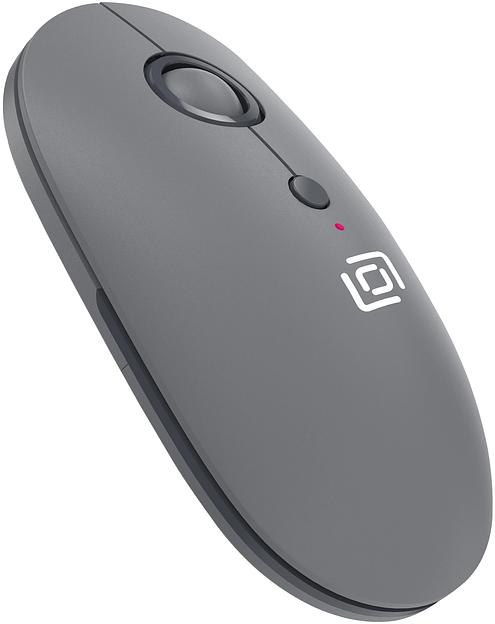 Мышь Оклик 409MW графитовый оптическая 1600dpi беспров. BT/Radio USB для ноутбука 4but (2007545) фото 4