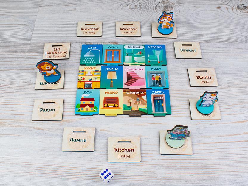 Игра «Английский в картинках — Дом», опт фото 2