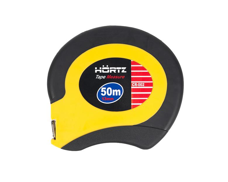 Рулетка 50м ширина 13мм закрытый корп. CR-002 HORTZ с поверкой фото 1