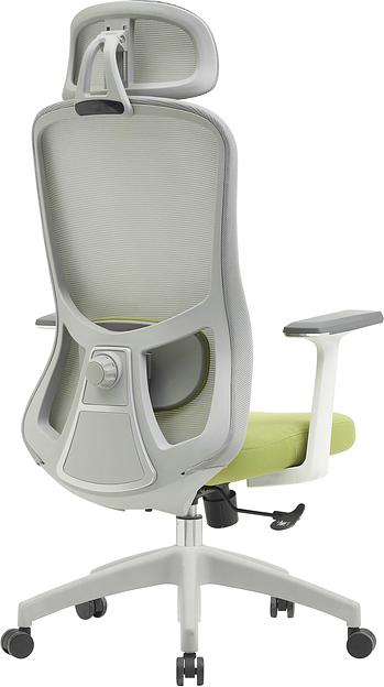 Кресло Cactus CS-GMC515-GYGN серый сиденье салатовый пластик серый фото 4