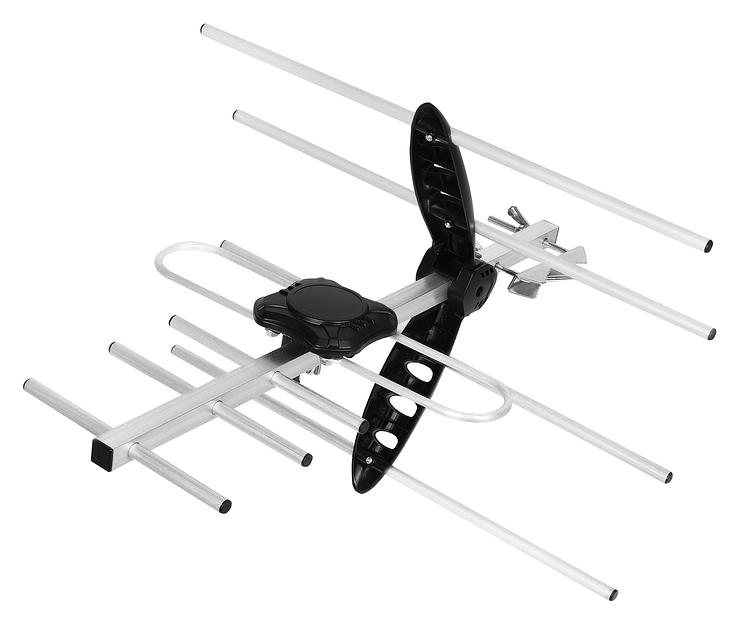 Антенна телевизионная Hyundai H-TAE240 15дБ пассивная серебристый фото 1