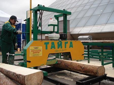 Ленточная пилорама «Тайга Т-2Б (двигатели Honda, Lifan)» фото 5