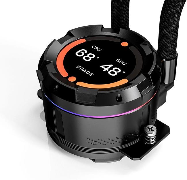 Система водяного охлаждения ID-Cooling SL360 Pro Se Soc-AM5/AM4/1151/1200/2066/1700 черный 4-pin 14-30dB Al+Cu LCD 350W Ret фото 7