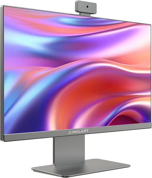 Моноблок Teclast V24 Air 23.8" Full HD i7 13620H (2.4) 16Gb SSD1Tb UHDG Windows 11 Pro GbitEth WiFi BT 120W клавиатура мышь Cam серый 1920x1080 фото 4
