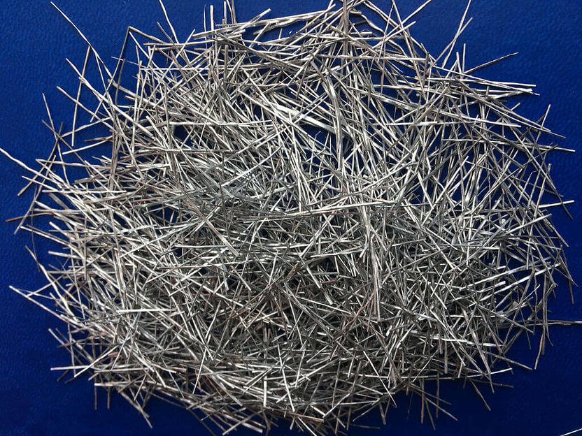 Фибра полиэфирная анкерная для габиона рубленная фото 1