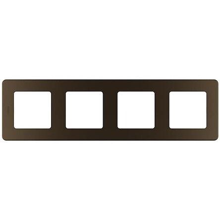 Legrand 673969 Рамка - 4 поста - INSPIRIA - бронза фото 1