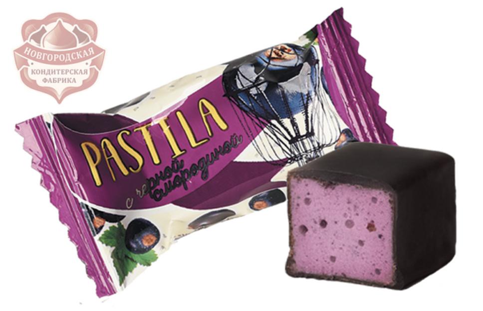 Конфеты «PASTILA» со вкусом чёрной смородины фото 1
