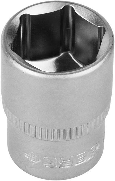 ЗУБР FLANK, 1/4″, 10 мм, торцовая головка (27715-10) фото 1