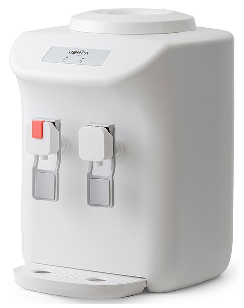 Кулер для воды Vatten D27WE, настольный, НАГРЕВ/ОХЛАЖДЕНИЕ ЭЛЕКТРОННОЕ, 2 крана, белый, 7025 фото 1