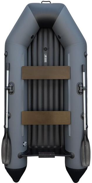 Лодка Аква 2800 НДНД, 2800*1320*360 мм., цвет: графит-черный фото 1