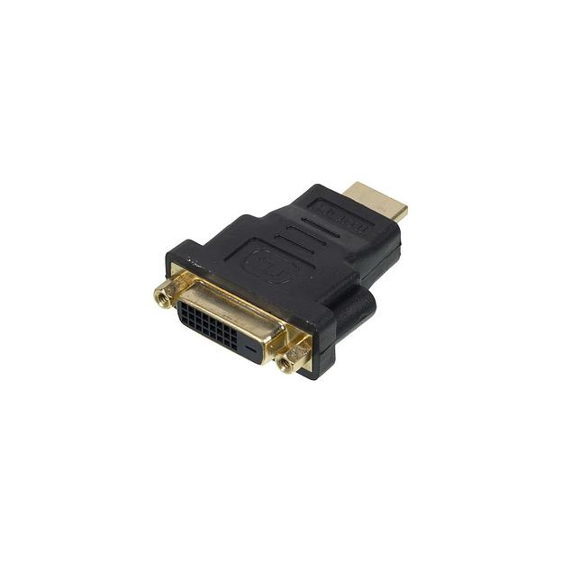 Переходник NingBo HDMI (m) - DVI-D (f), черный [cab nin hdmi(m)/dvi-d(f)] фото 1