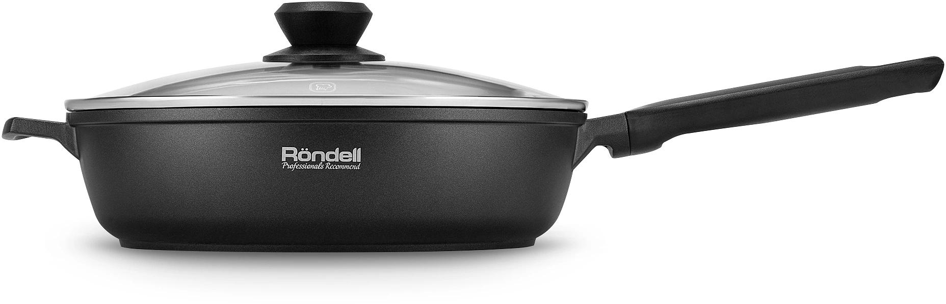 Сотейник Rondell Zeita Neu RDA-1203 d=28см (с крышкой) черный фото 2