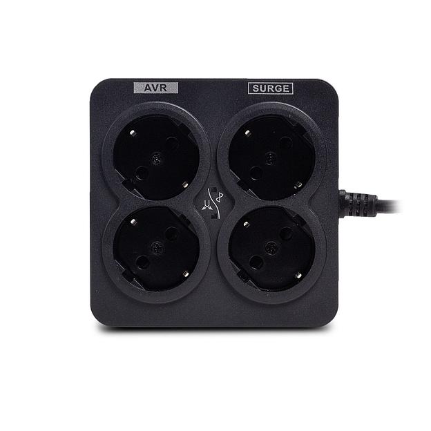 Стабилизатор (AVR) SVC AVR-1008-U Чёрный фото 2