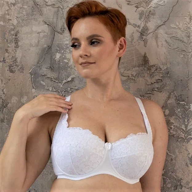 Бюстгальтер АйЛайк модель «Балконет» № 0167 цвет белый ОПТ фото 3