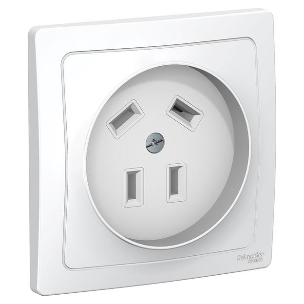 Systeme electric BLNSR003241 BLANCA С/У РОЗЕТКА СИЛОВАЯ 3К+З, 32А, 440В, БЕЛЫЙ фото 2