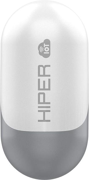 Гарнитура вкладыши Hiper TWS Smart IoT M1 серый беспроводные bluetooth в ушной раковине (HTW-M10) фото 4