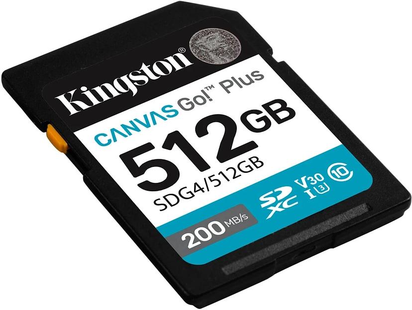 Флеш карта SDXC 512GB Kingston SDG4/512GB Canvas Go! Plus w/o adapter фото 2