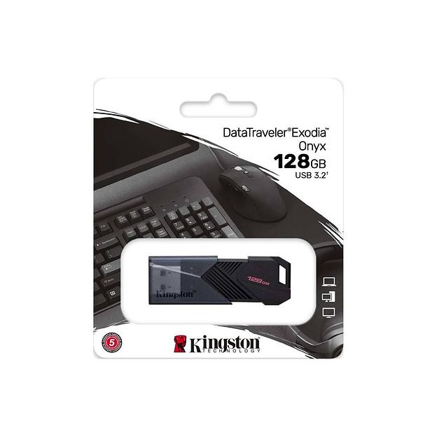 Флешка USB Kingston DataTraveler Exodia Onyx DTXON/128GB 128ГБ, USB3.2, черный фото 3