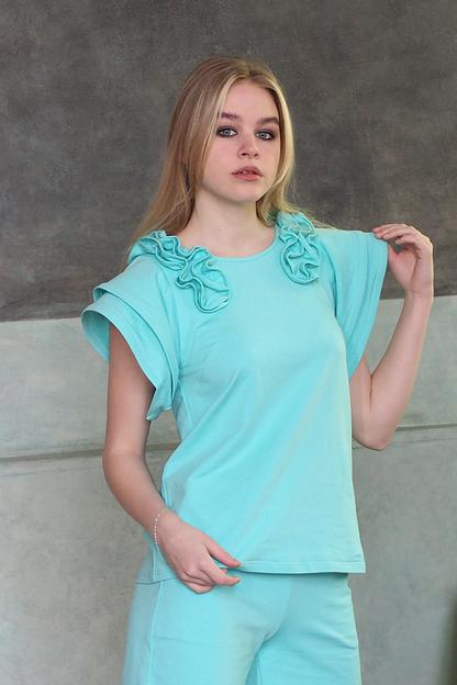 Комплект одежды женский Verenika «Волна» бирюза 44 ОПТ фото 3