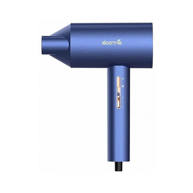 Фен для волос Deerma DEM-CF15W Синий фото 3